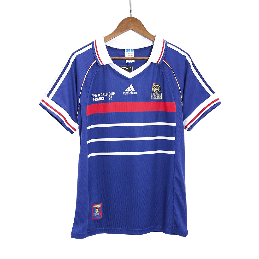 Tricouri Fotbal Vintage Franța Acasă 1998