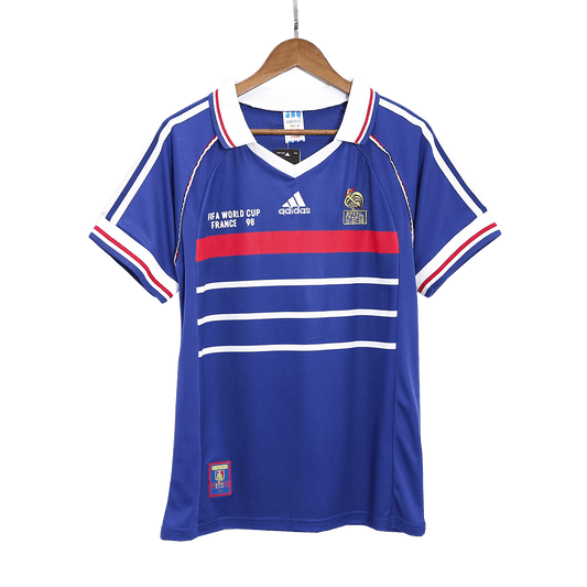 Tricouri Fotbal Vintage Franța Acasă 1998