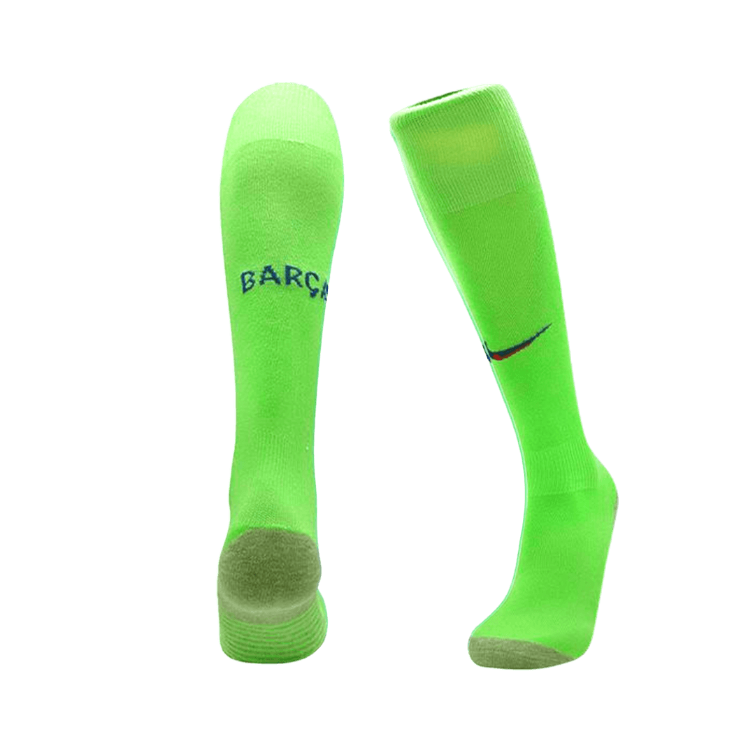 Set Tricouri Fotbal Barcelona Treilea 2024/25 Pentru Copii - UCL (Spotify Logo Without Text).