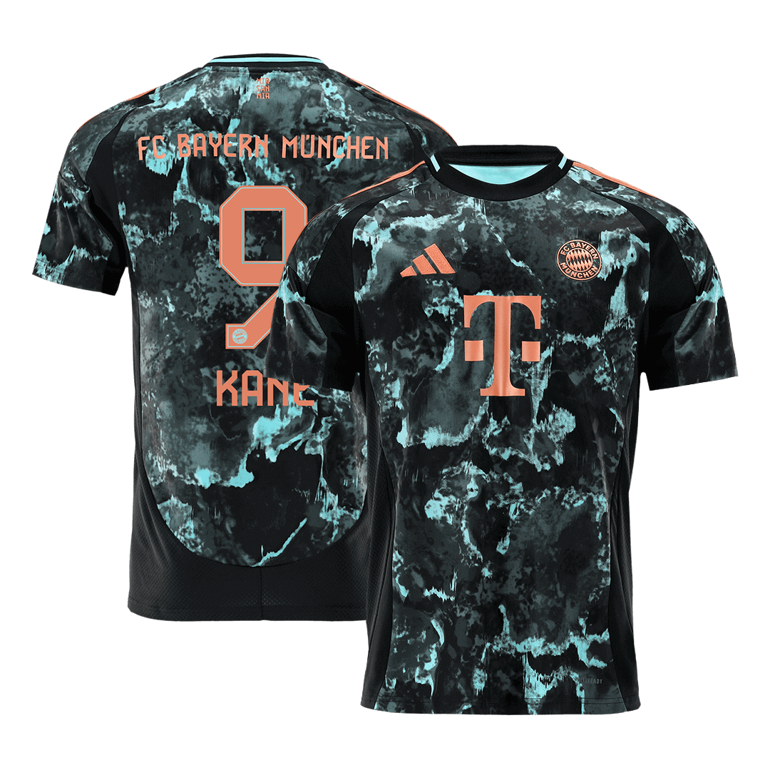 Tricouri Fotbal Bayern Munchen KANE #9 Deplasare 2024/25