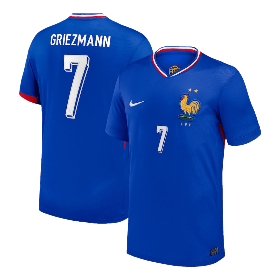 Tricouri Fotbal Franța GRIEZMANN #7 Acasă 2024