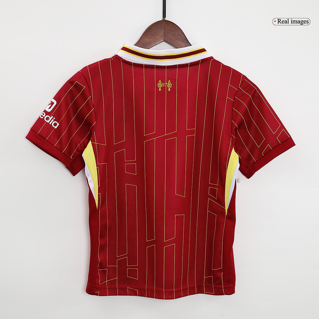 Set Tricouri Fotbal Liverpool Acasă 2024/25 Pentru Copii