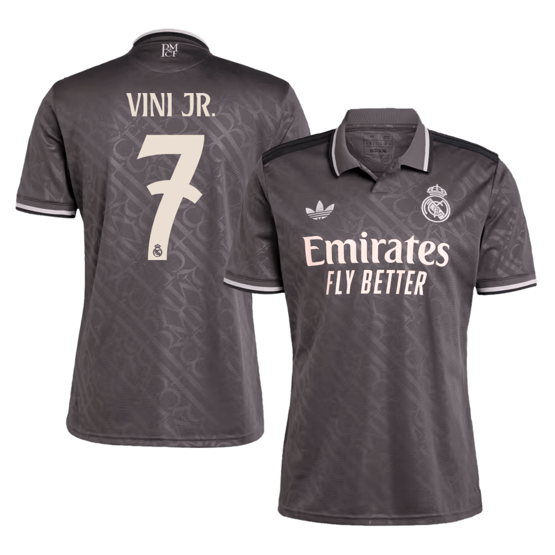 Tricouri Fotbal Real Madrid VINI JR. #7 Treilea 2024/25 - Super (mărime mare)