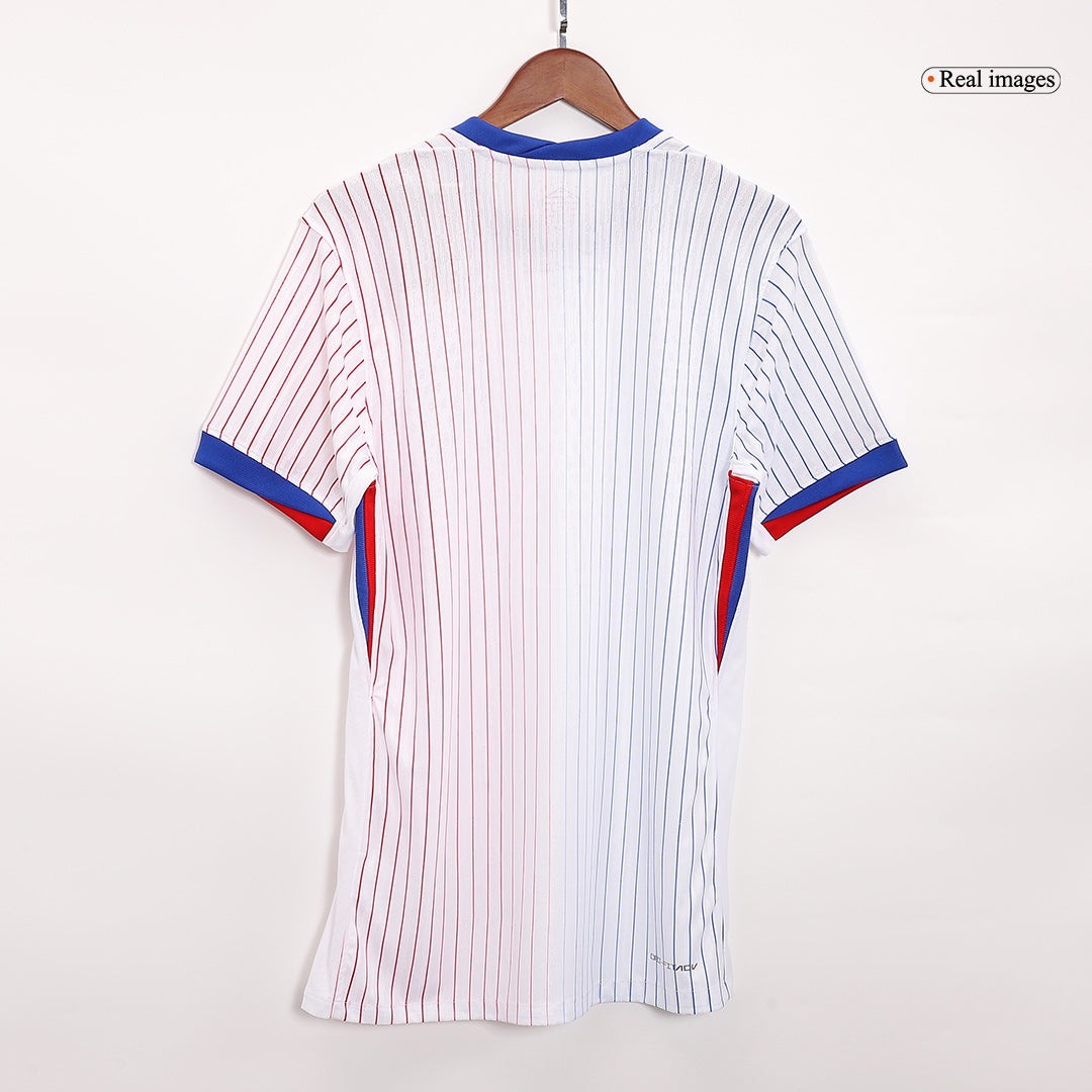 Tricouri Fotbal Franța Deplasare 2024 Authentic