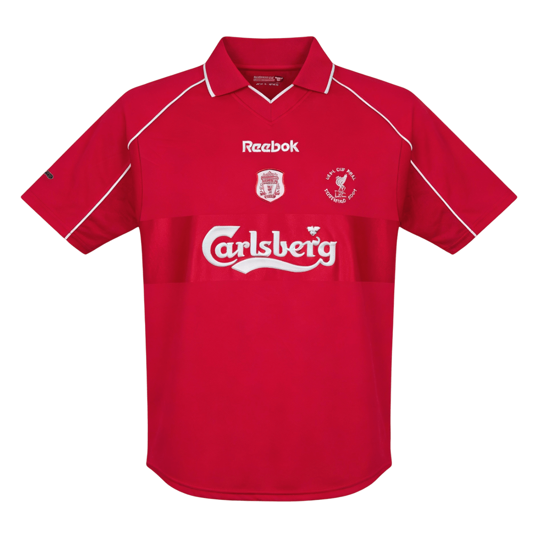 Tricouri Fotbal Vintage Liverpool Acasă 2000/01
