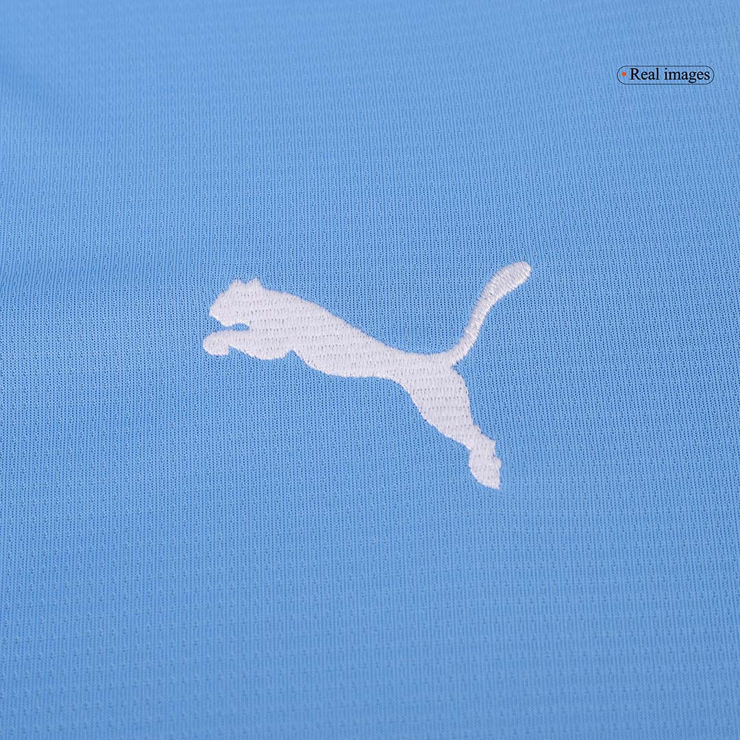 Tricouri Fotbal Manchester City Acasă 2024/25 Mânecă Lungă (mărime mare)