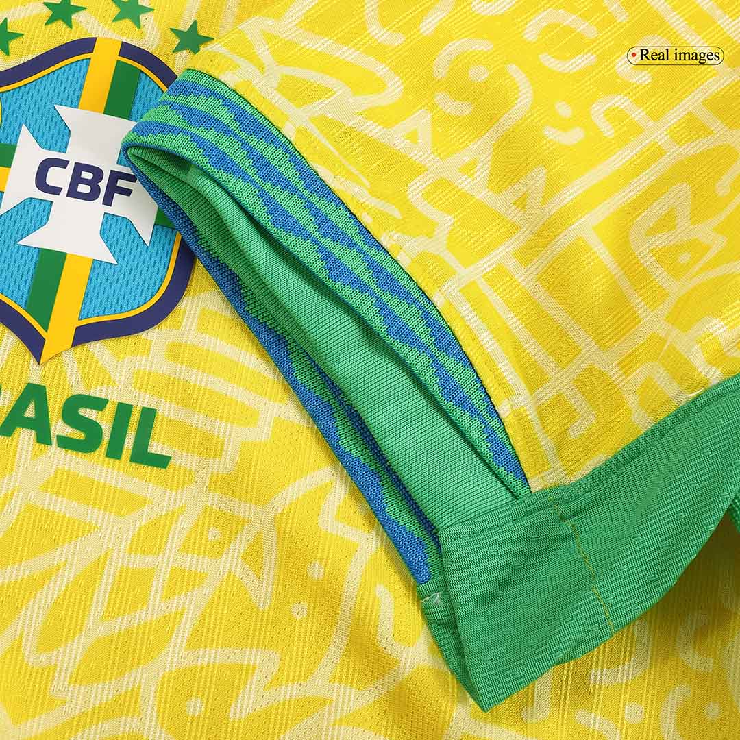 Tricouri Fotbal Brazilia Acasă 2024 Authentic