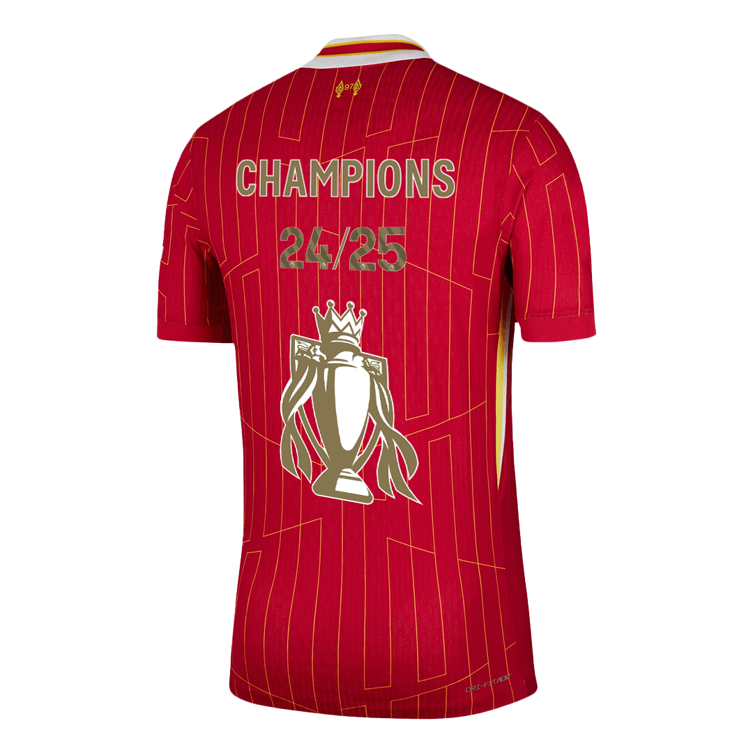 Tricouri Fotbal Liverpool Acasă CHAMPIONS 24/25 Authentic