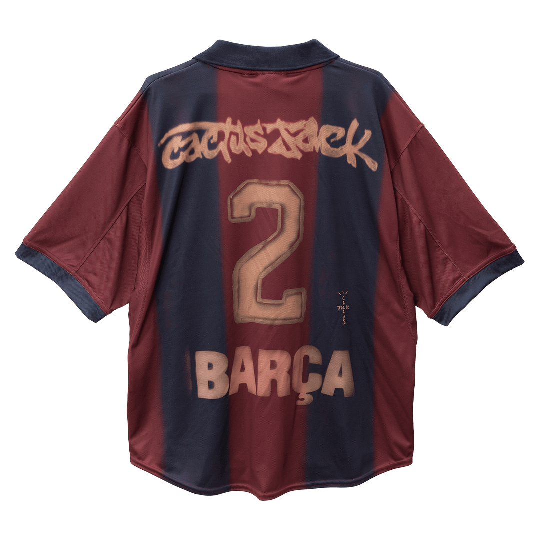 Tricouri Fotbal Vintage Barcelona X CJ Acasă 2000/01
