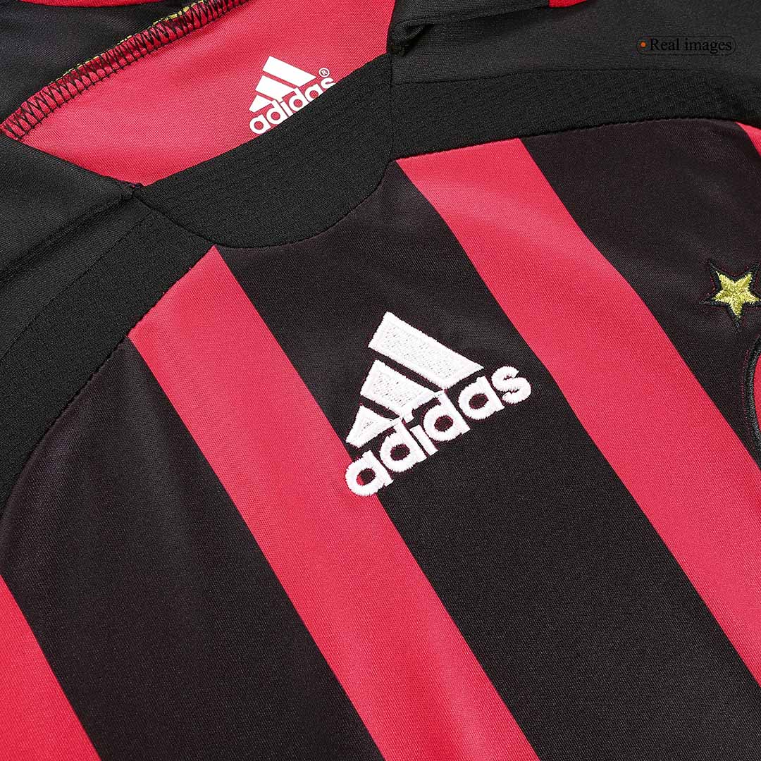 Tricouri Fotbal Vintage AC Milan KAKA' #22 Acasă 2006/07 Mânecă Lungă