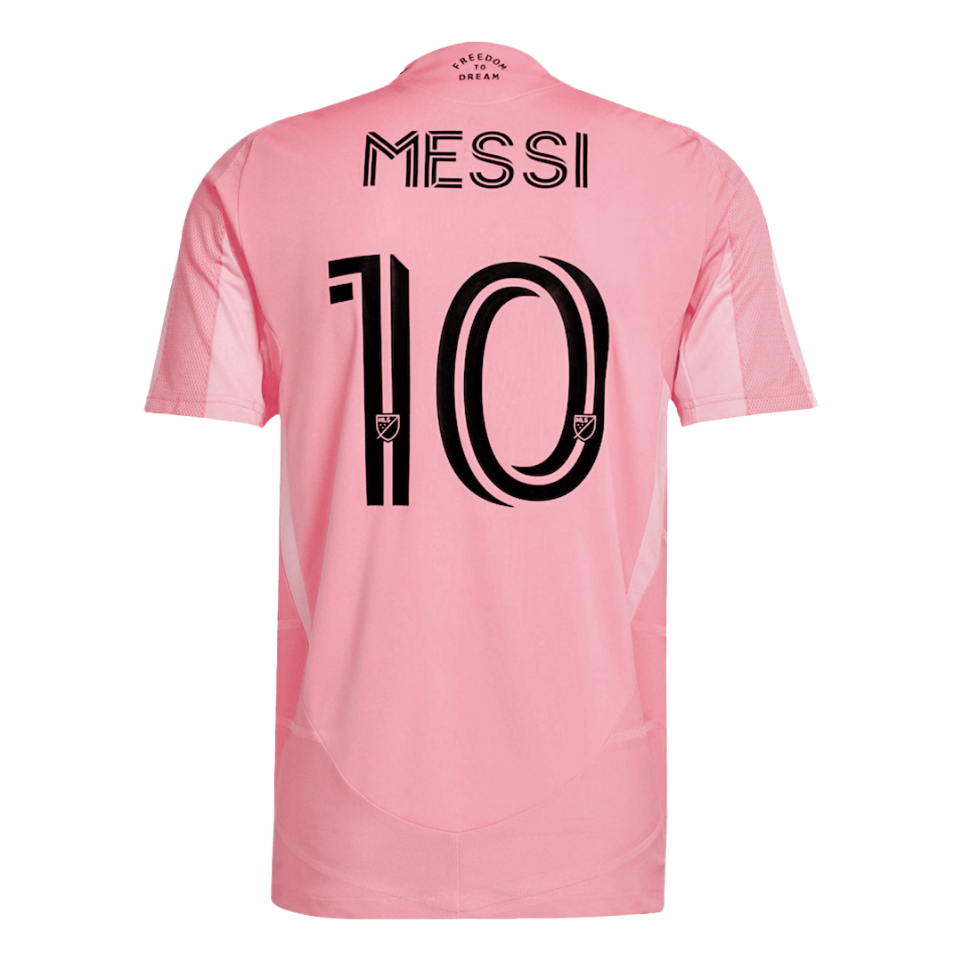 Tricouri Fotbal Inter Miami CF MESSI #10 Acasă 2025 (mărime mare)