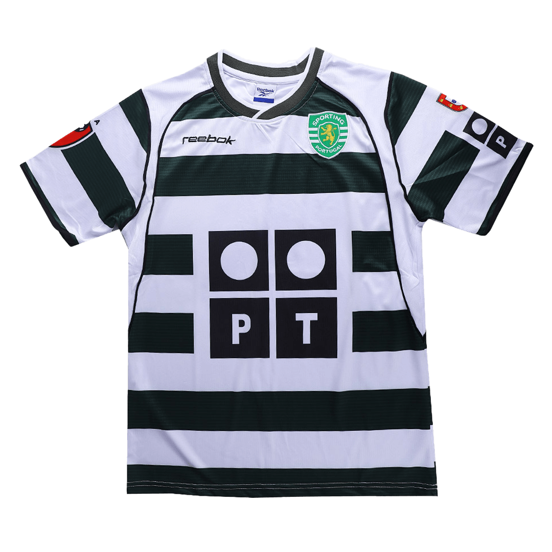 Tricouri Fotbal Vintage Sporting CP Acasă 2001/3