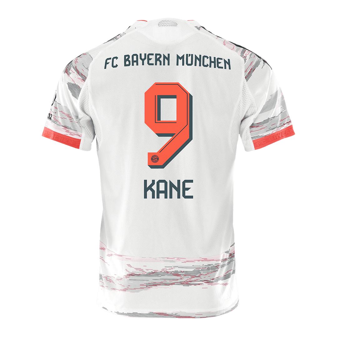 Tricouri Fotbal Bayern Munchen KANE #9 Deplasare 2025/26 Authentic