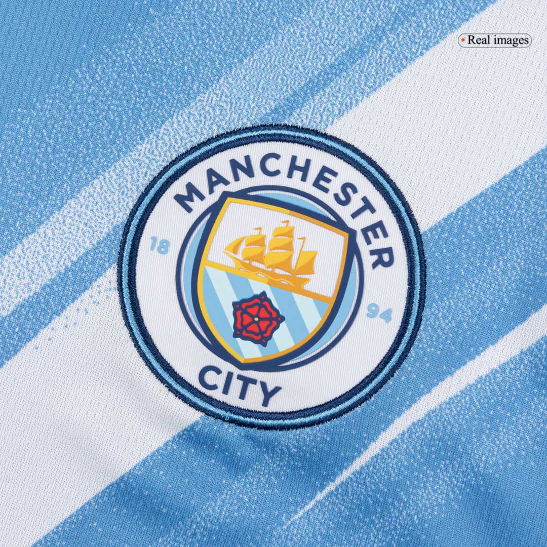 Tricouri Fotbal Manchester City REIJNDERS #4 Acasă 2025/26 - Premium
