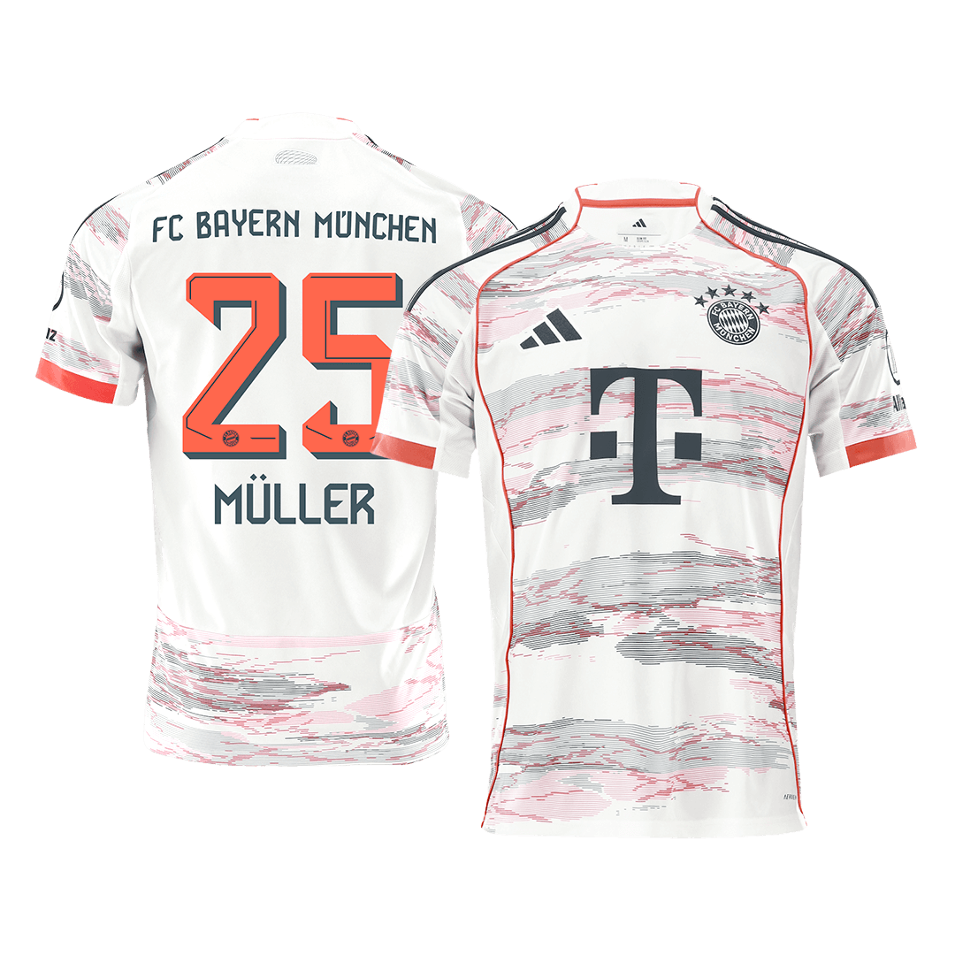 Tricouri Fotbal Bayern Munchen MÜLLER #25 Deplasare 2025/26