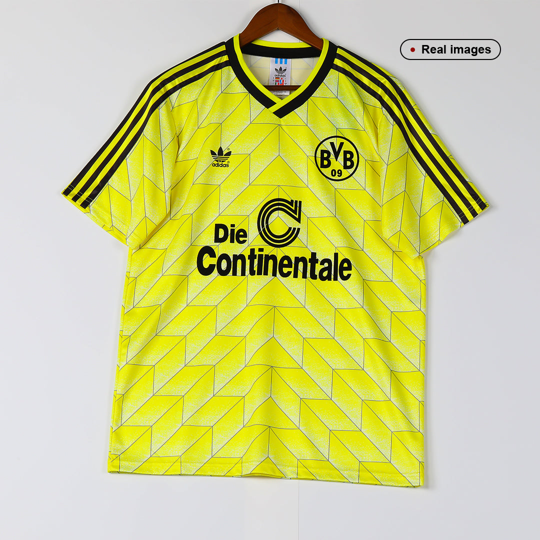 Tricouri Fotbal Vintage Borussia Dortmund Acasă 1988