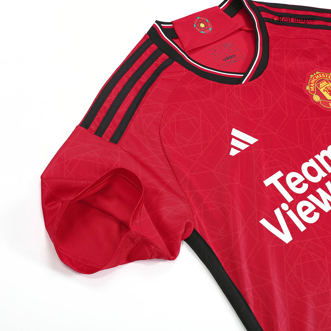 Tricouri Fotbal Manchester United HØJLUND #11 Acasă 2023/24