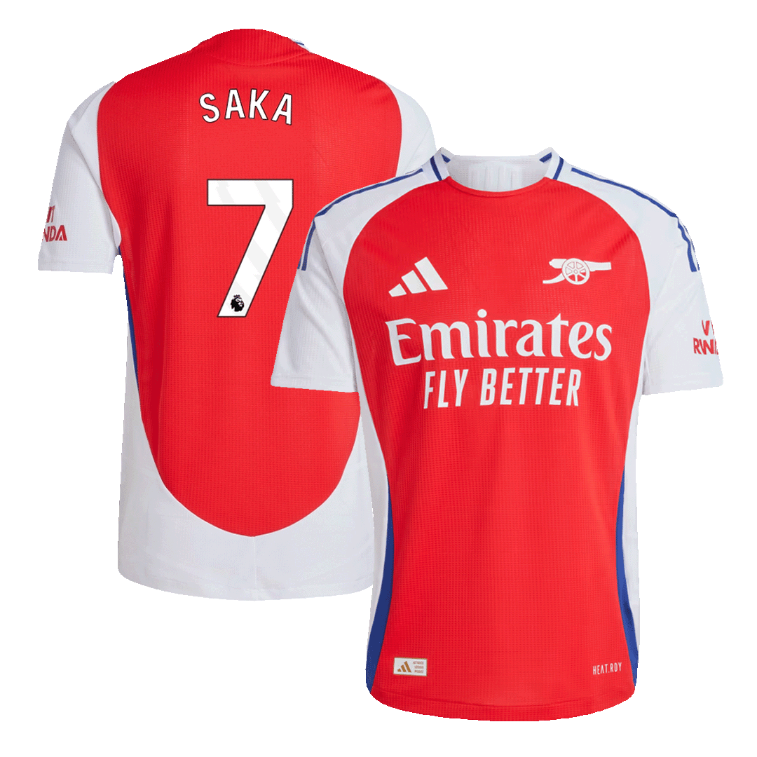 Tricouri Fotbal Arsenal SAKA #7 Acasă 2024/25 Authentic