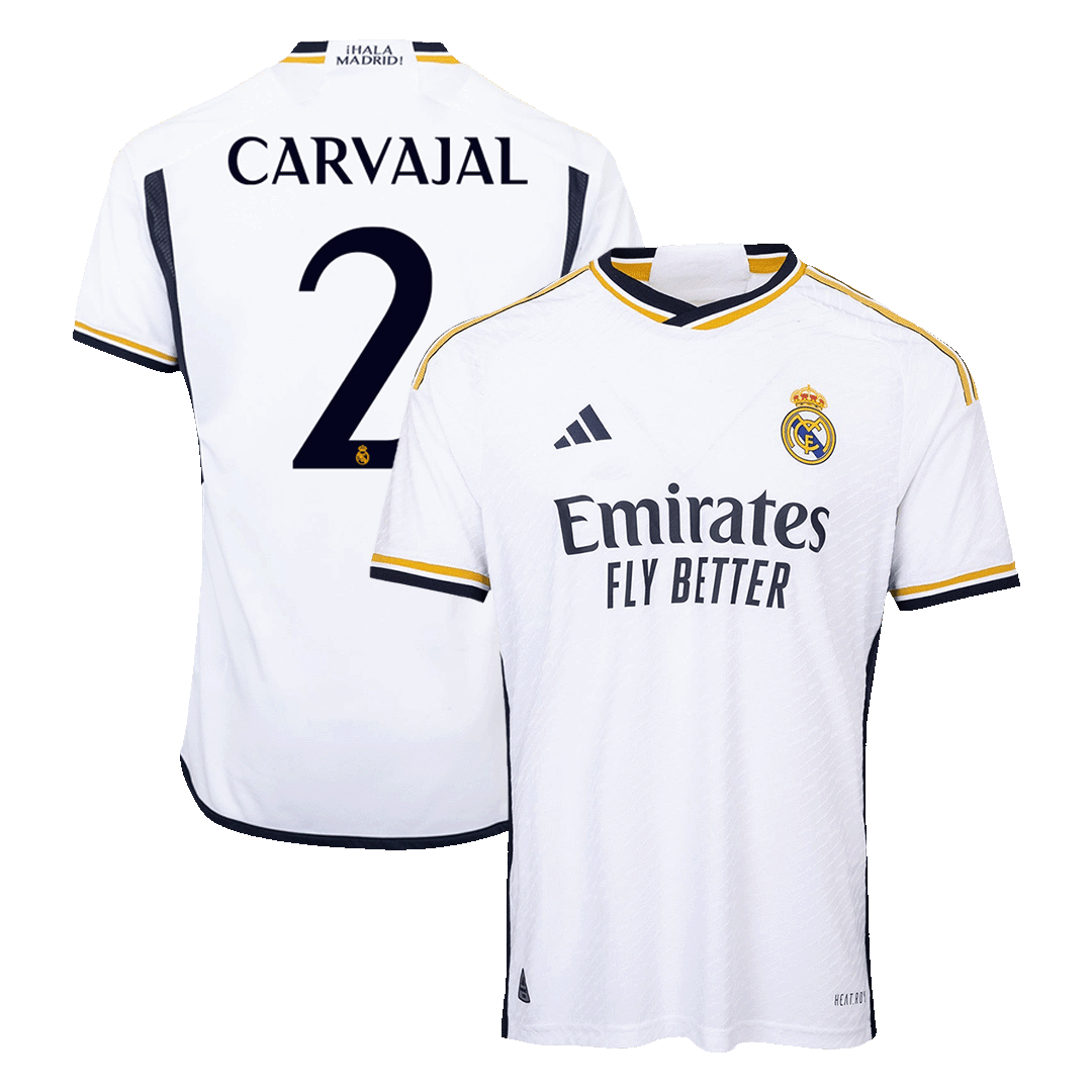 Tricouri Fotbal Real Madrid CARVAJAL #2 Acasă 2023/24 Authentic