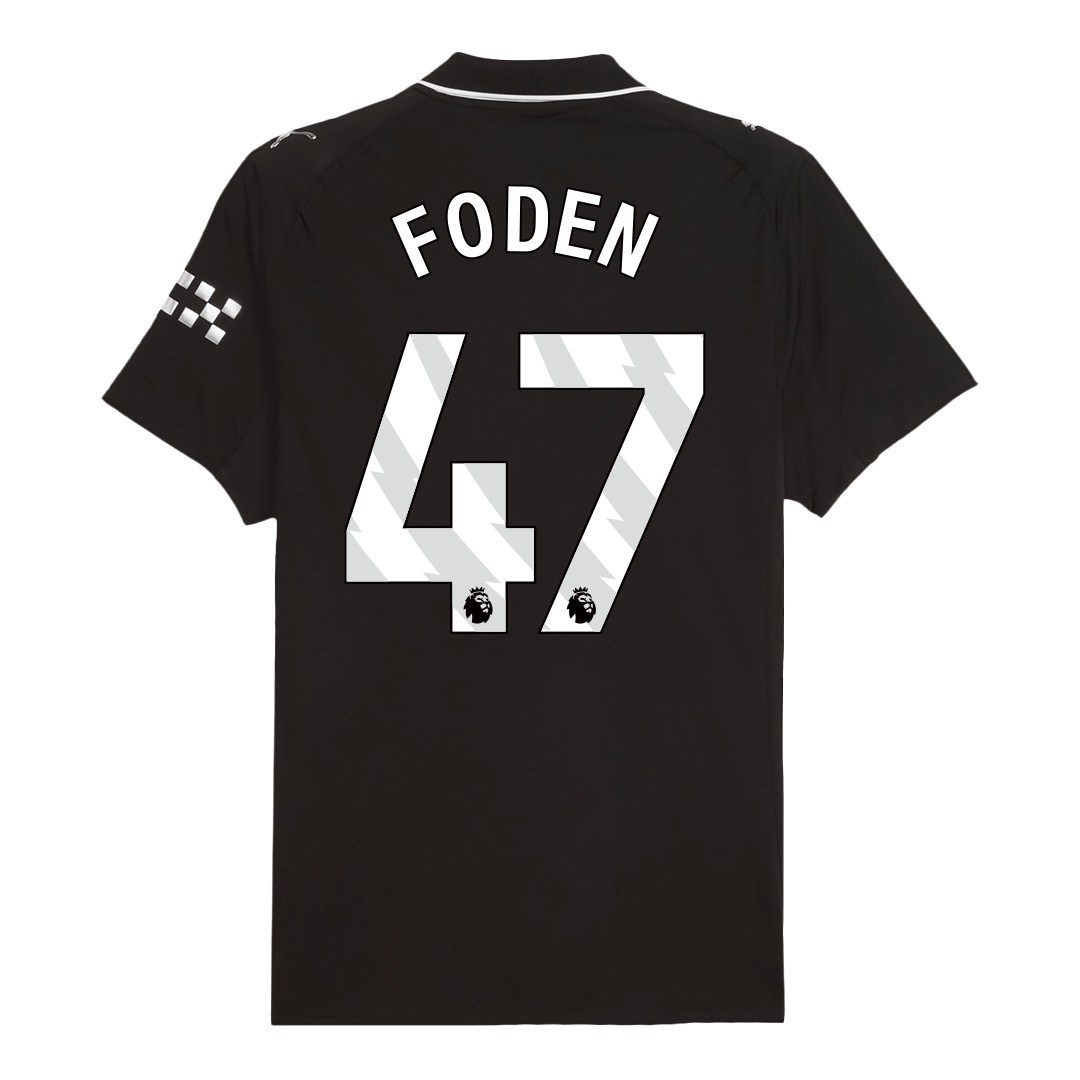 Tricouri Fotbal Manchester City FODEN #47 Deplasare 2025/26 Authentic