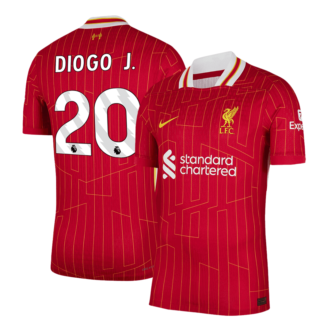 Tricouri Fotbal Liverpool DIOGO J. #20 Acasă 2024/25 Authentic