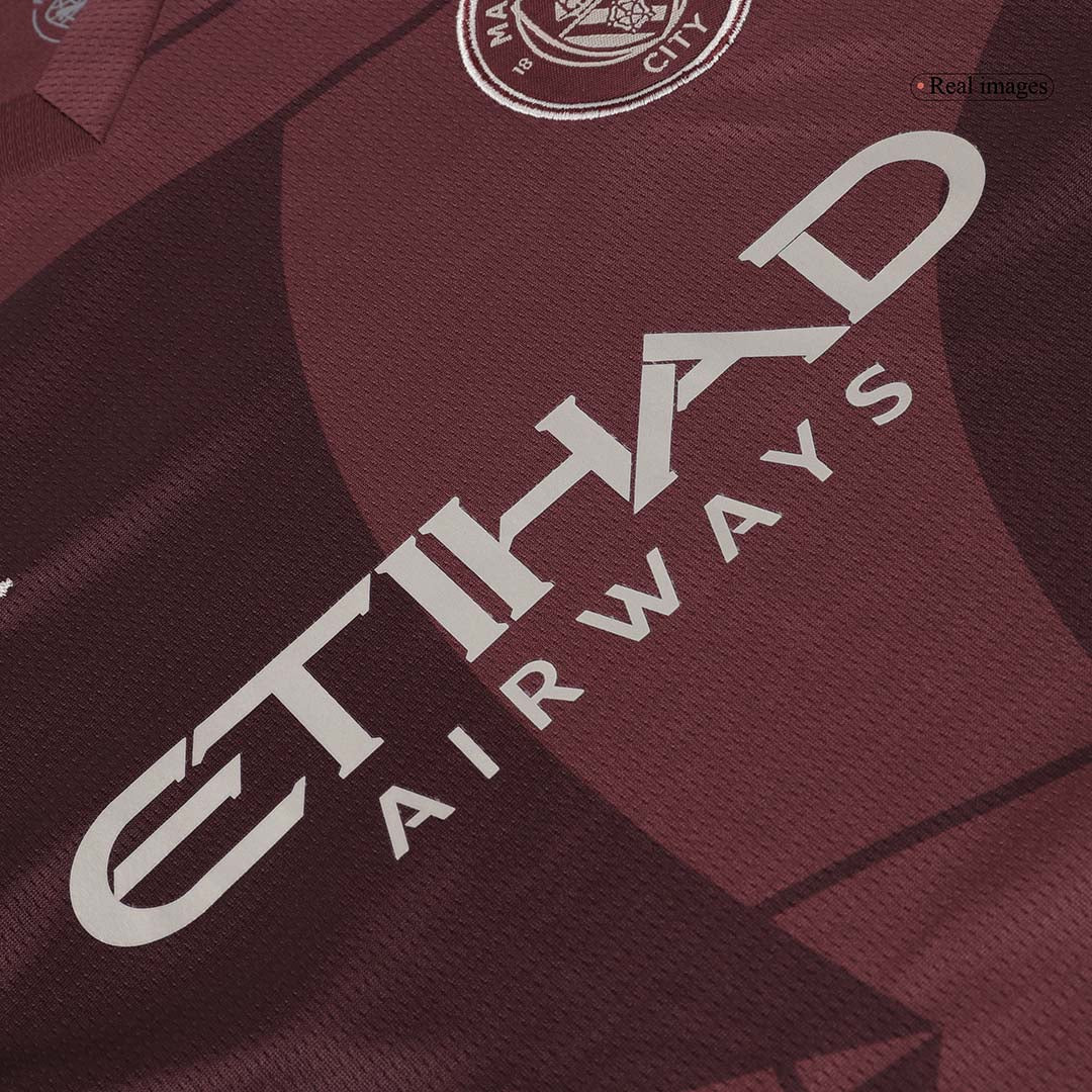 Set Tricouri Fotbal Manchester City Treilea 2024/25 Pentru Copii.