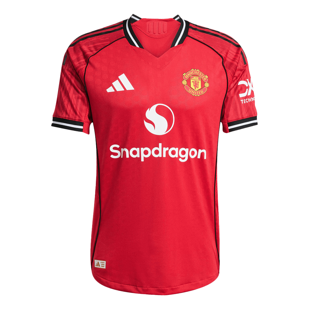 Tricouri Fotbal Manchester United Acasă 2025/26 Authentic