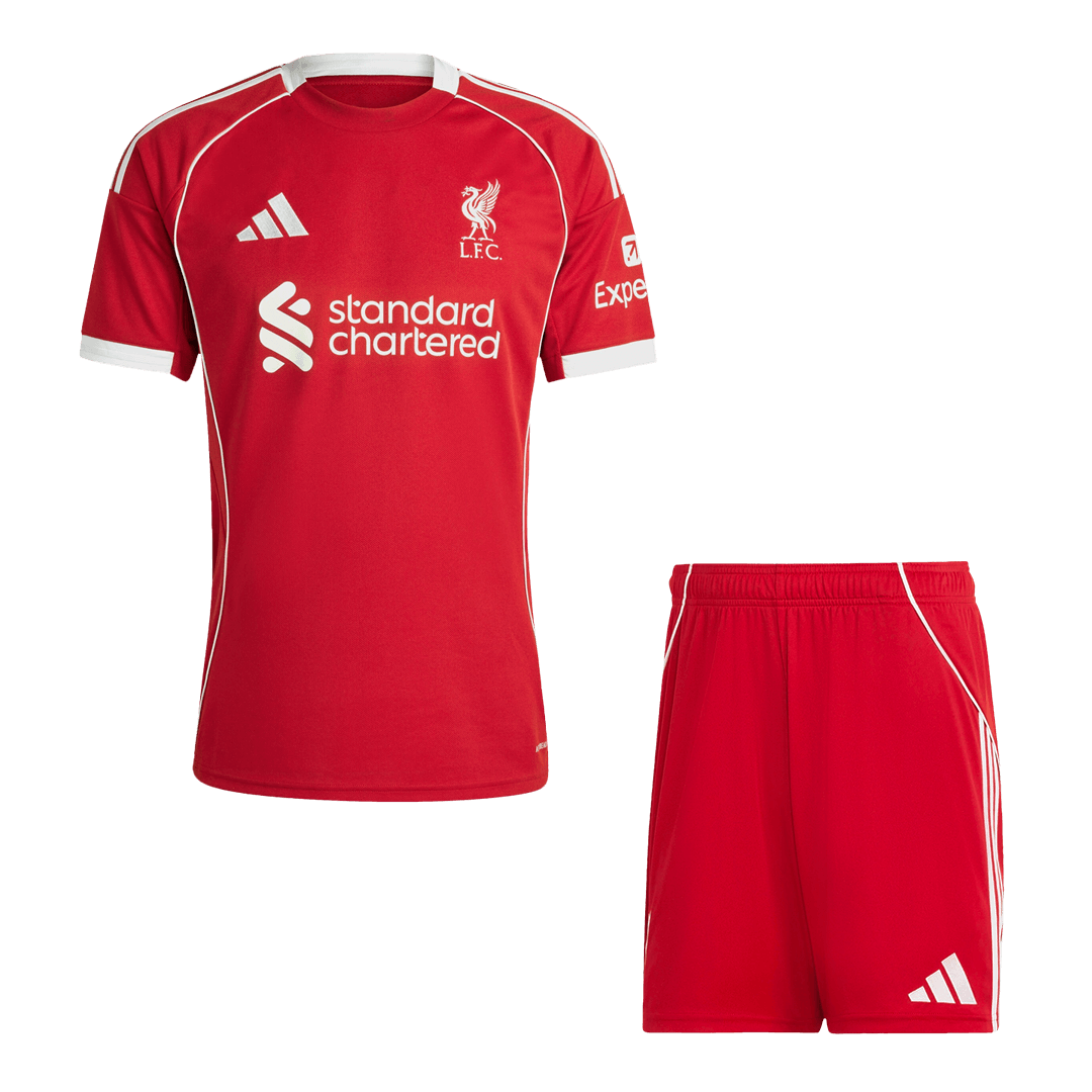 Set Tricouri Fotbal Liverpool Acasă 2025/26