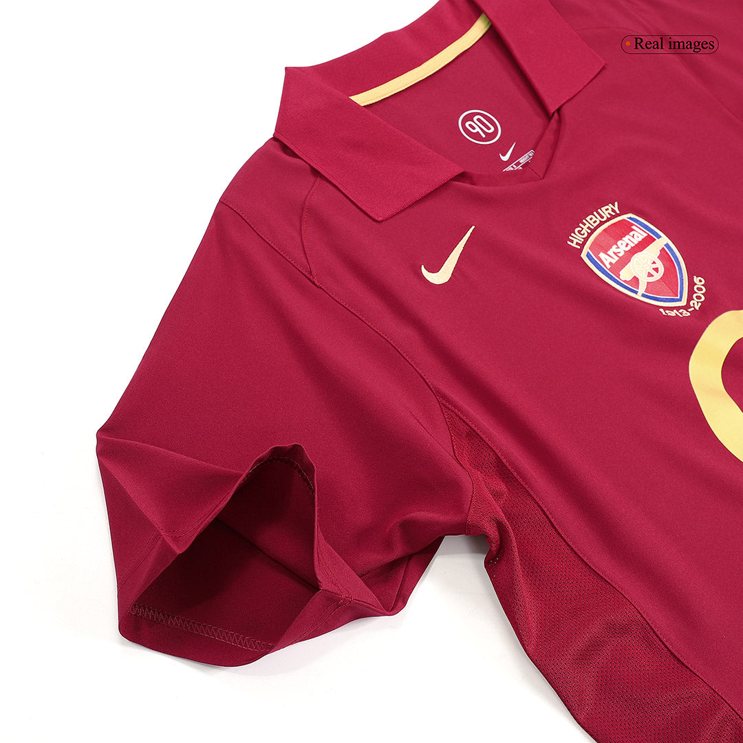 Tricouri Fotbal Vintage Arsenal Acasă 2005/06