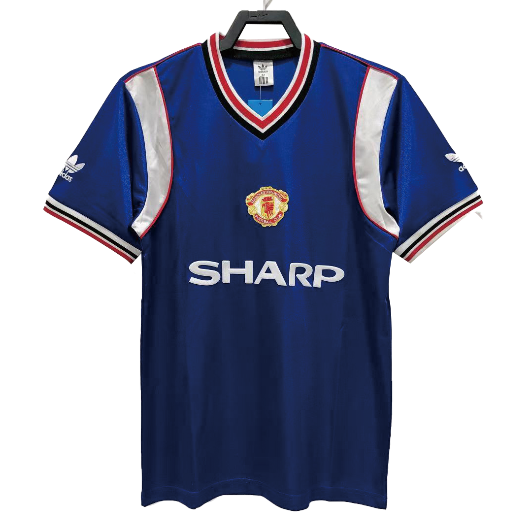 Tricouri Fotbal Vintage Manchester United Deplasare 1985