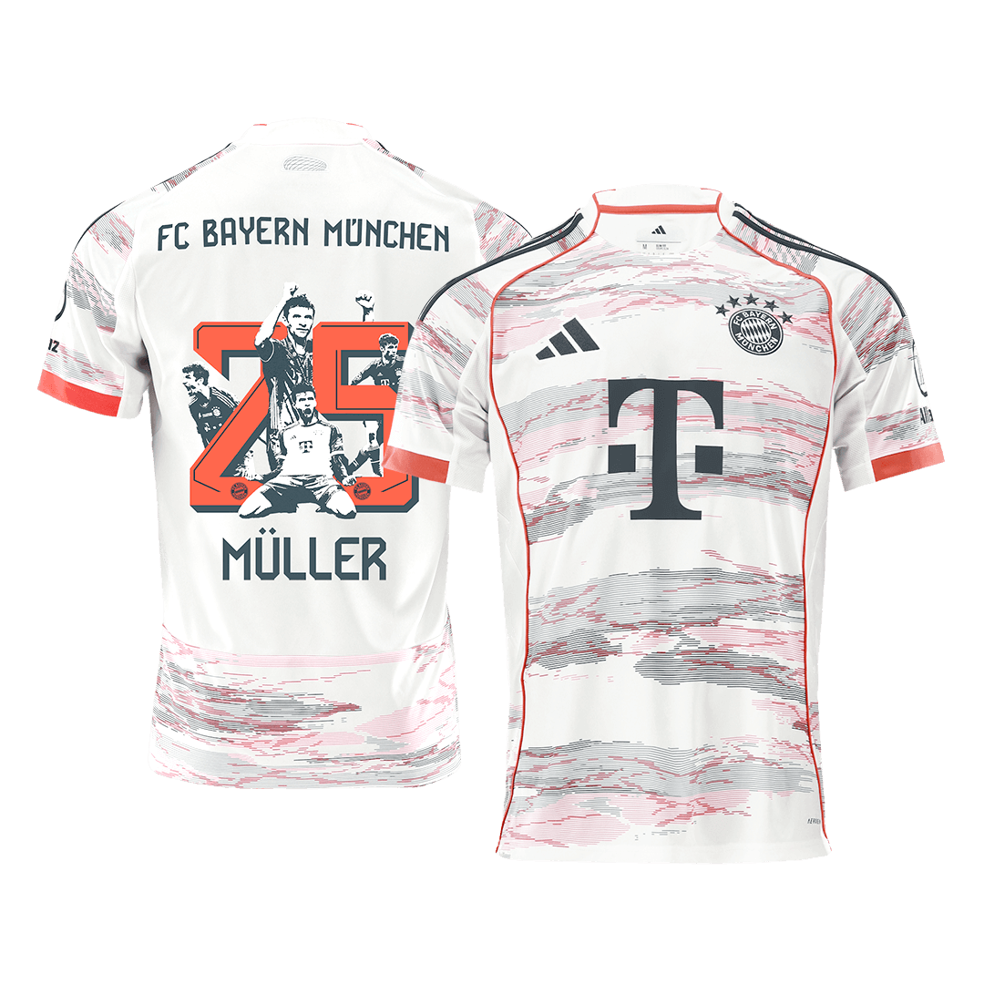 Tricouri Fotbal Bayern Munchen MÜLLER Special #25 Deplasare 2025/26
