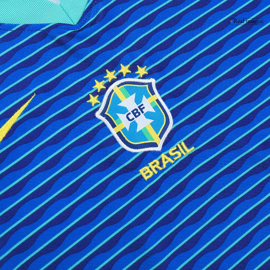 Set Tricouri Fotbal Brazilia Deplasare 2024 Pentru Copii
