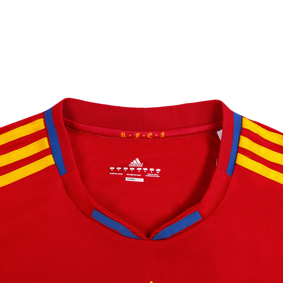 Tricouri Fotbal Vintage Spania XAVI #8 Acasă 2010