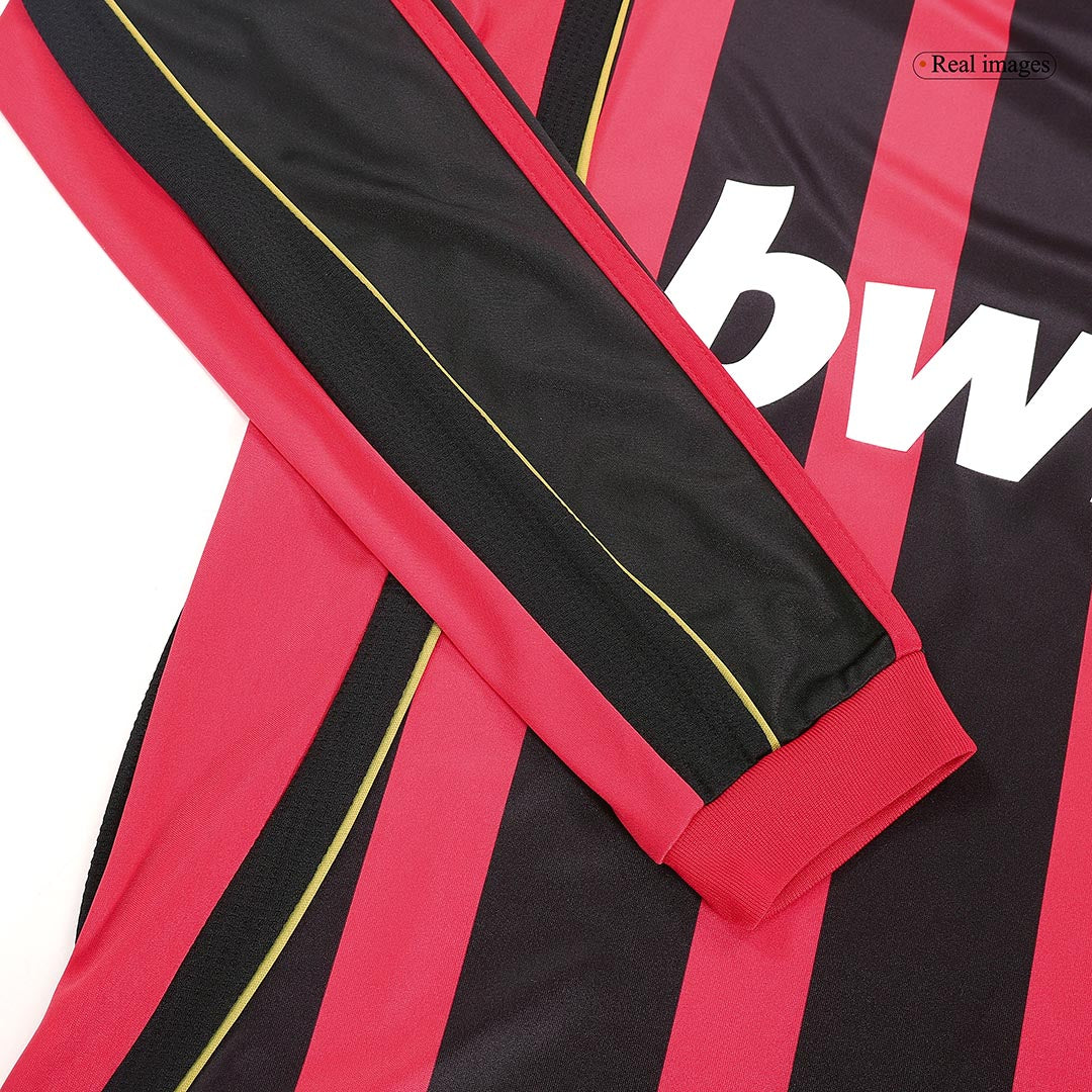 Tricouri Fotbal Vintage AC Milan KAKA' #22 Acasă 2006/07 Mânecă Lungă