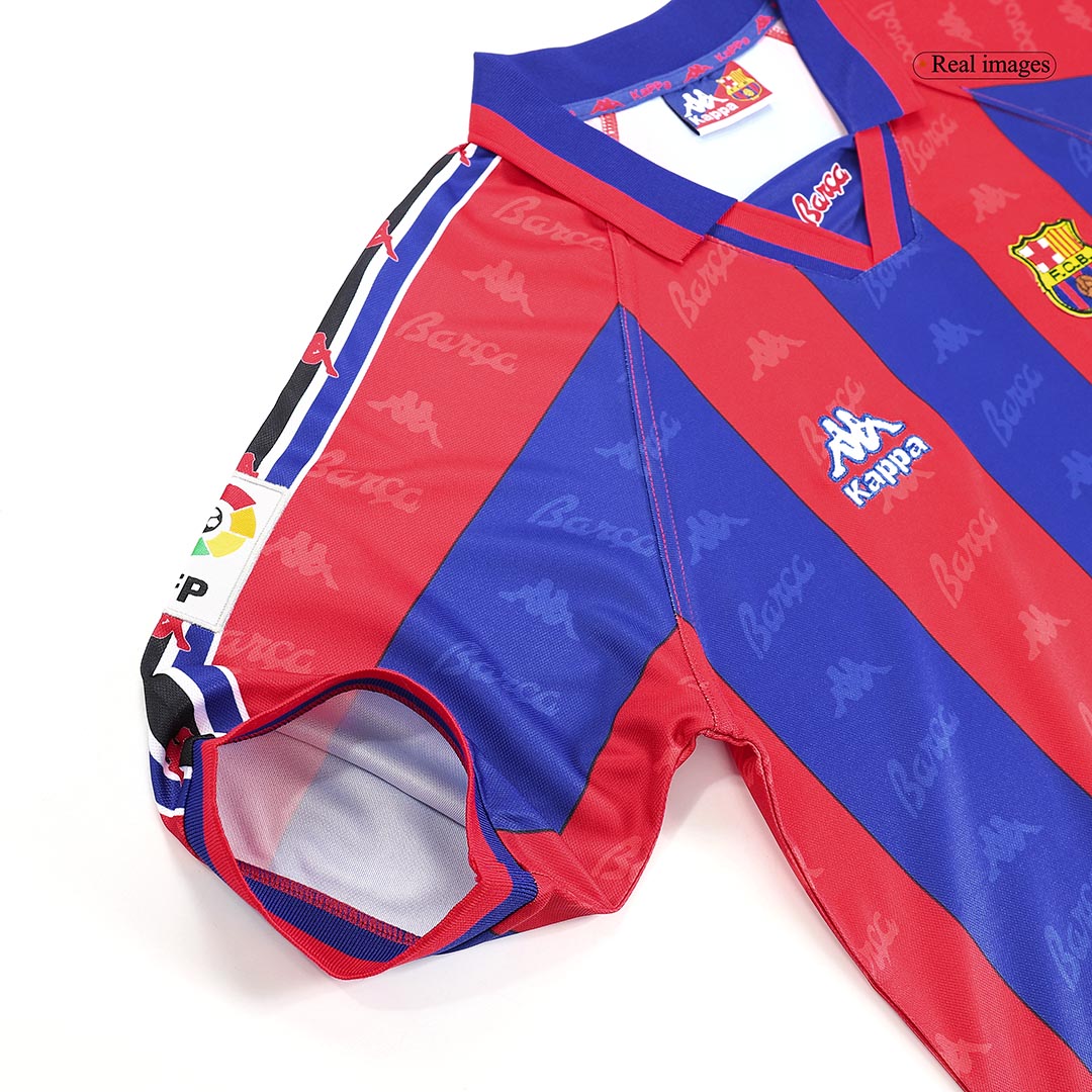 Tricouri Fotbal Vintage Barcelona Acasă 1996/97
