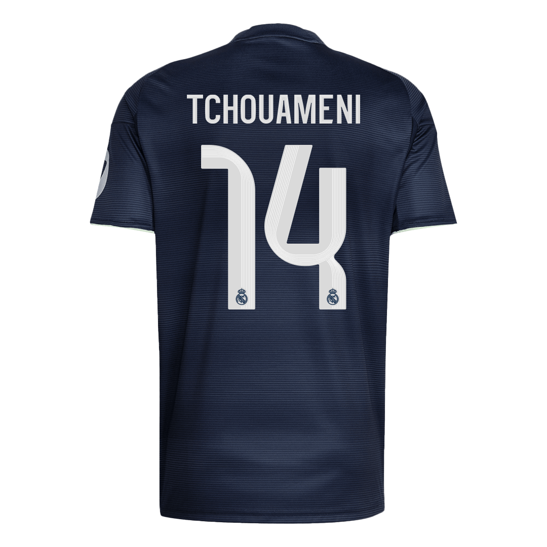 Tricouri Fotbal Real Madrid TCHOUAMENI #14 Deplasare 2025/26
