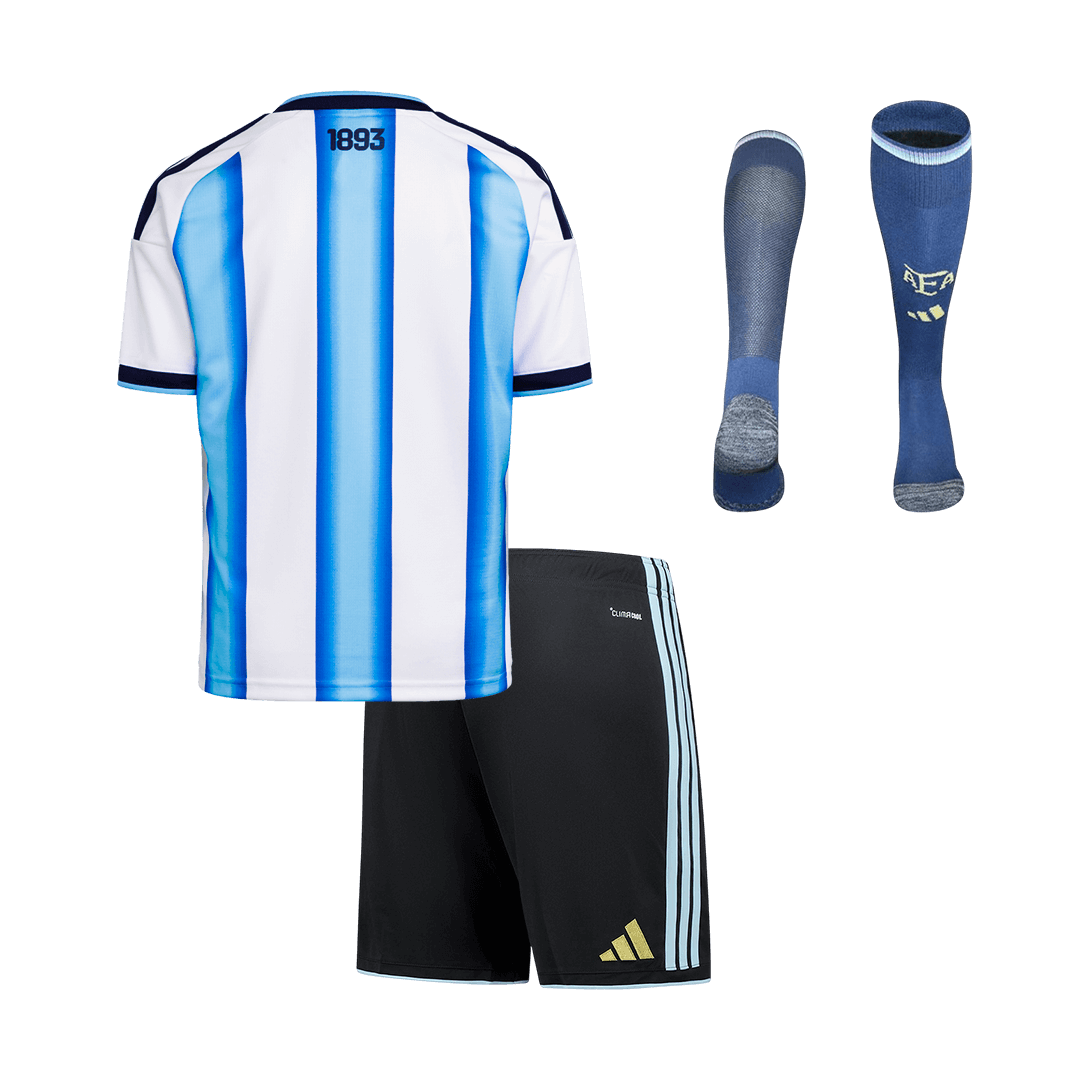 Set Tricouri Fotbal Argentina Acasă 2025/26 Pentru Copii