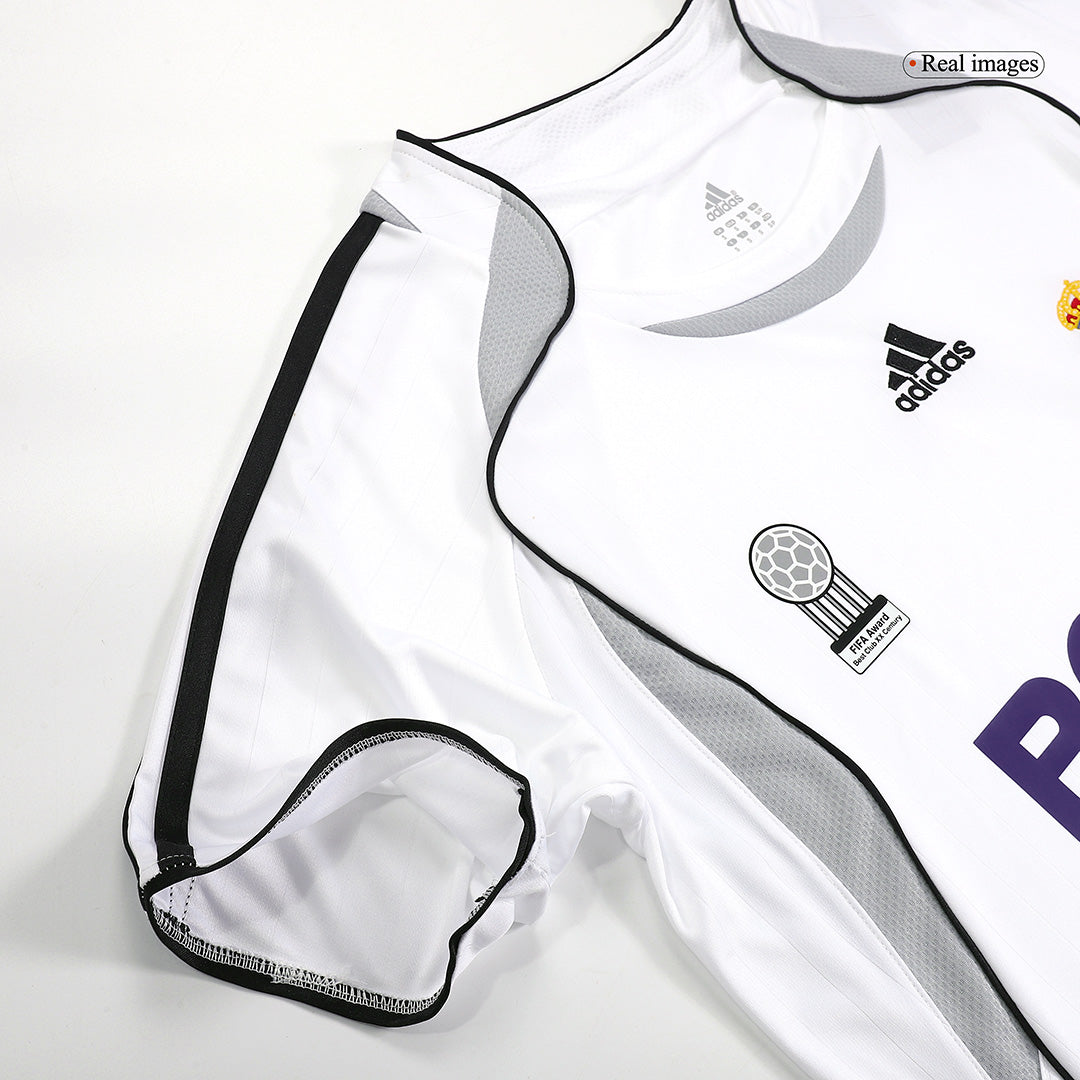 Tricouri Fotbal Vintage Real Madrid RAUL #7 Acasă 2006/07
