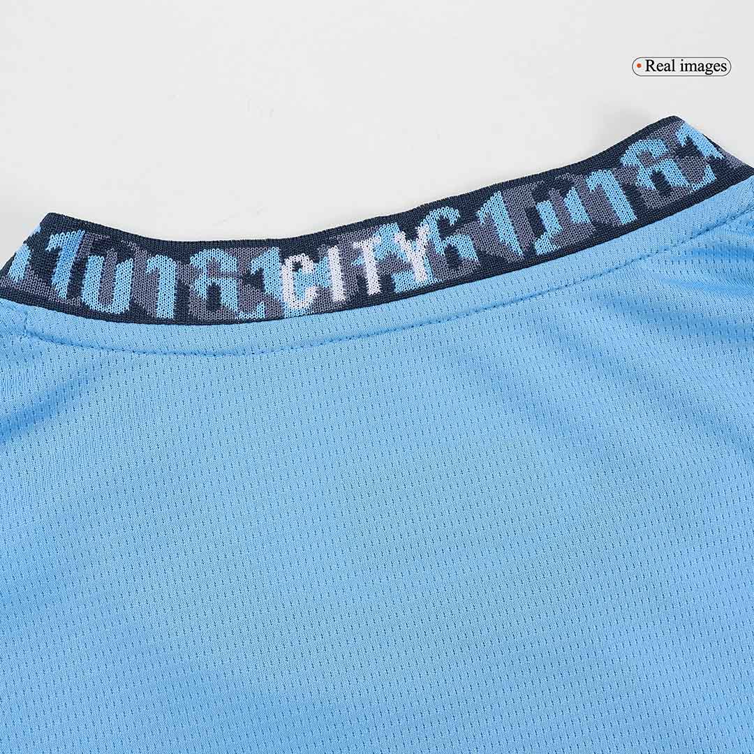 Tricouri Fotbal Manchester City RODRIGO #16 Acasă 2024/25 - UCL (mărime mare)
