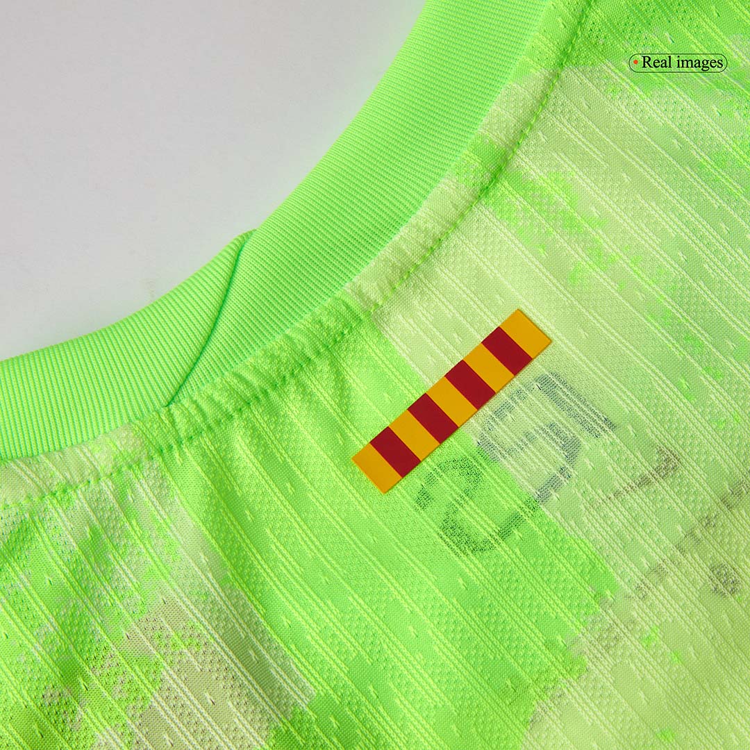 Tricouri Fotbal Barcelona RAPHINHA #11 Treilea 2024/25 Authentic - UCL(Spotify Logo Without Text)