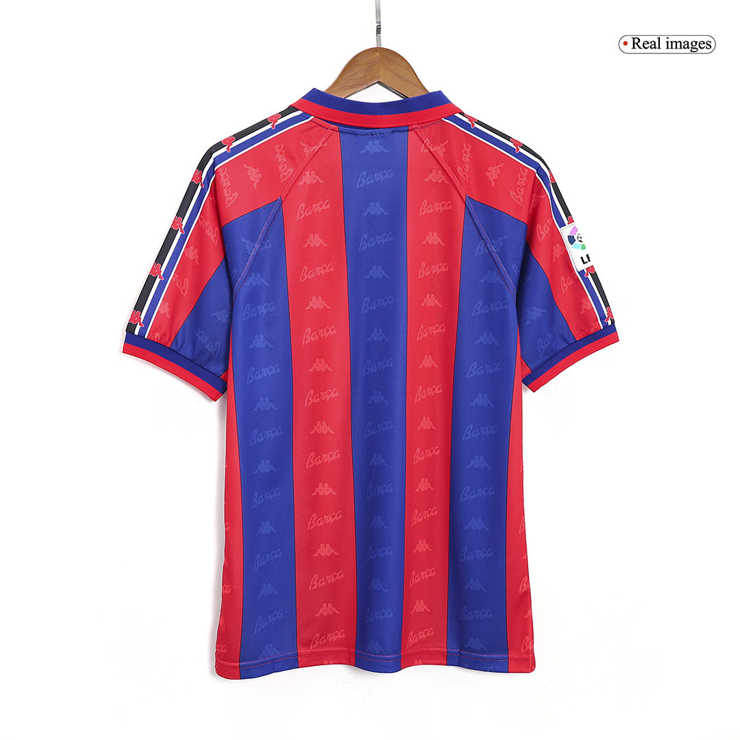 Tricouri Fotbal Vintage Barcelona Acasă 1996/97