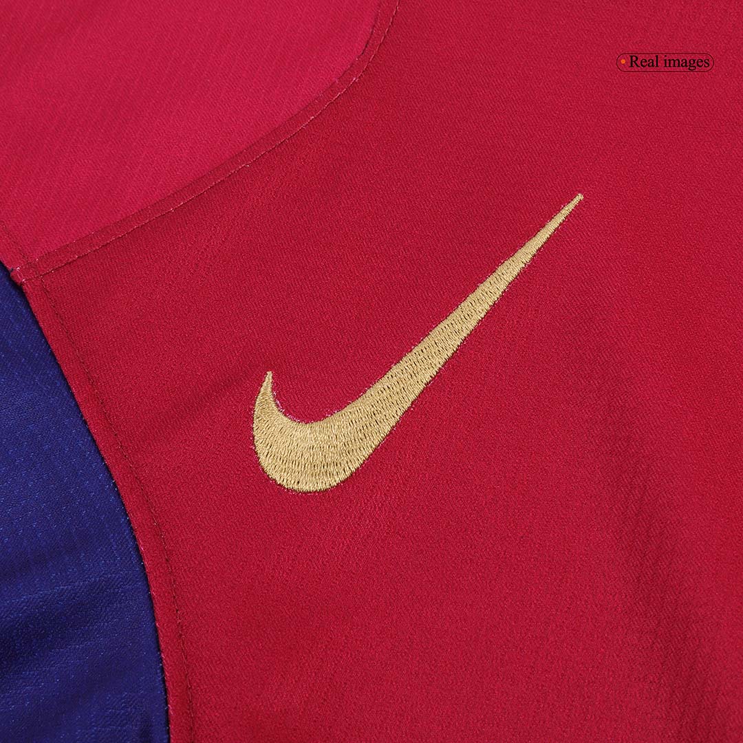 Tricouri Fotbal Barcelona LEWANDOWSKI #9 Acasă 2024/25 (Spotify Logo Without Text)