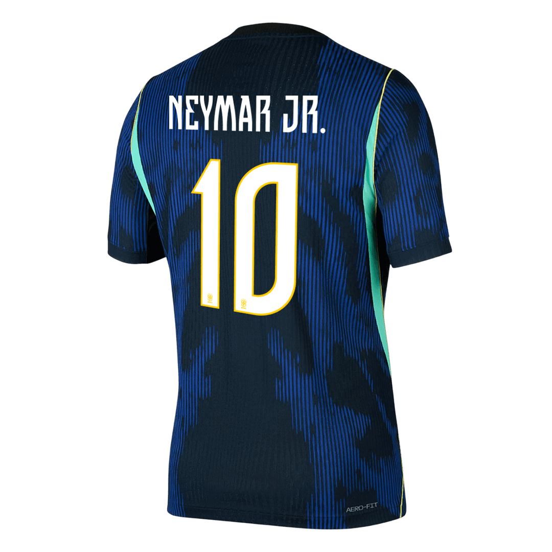 Tricouri Fotbal Brazilia NEYMAR JR. #10 Deplasare Cupa Mondială 2026 Authentic