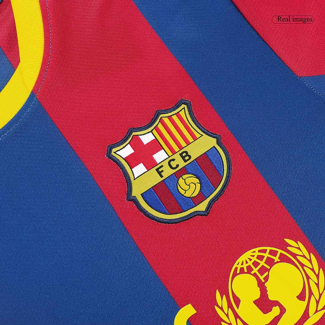 Tricouri Fotbal Vintage Barcelona Acasă 2010/11