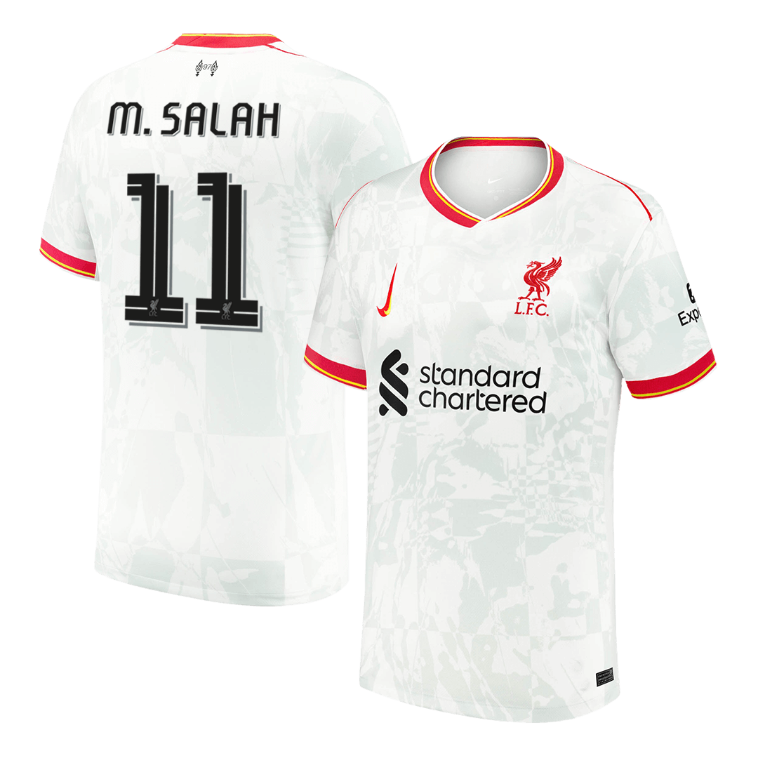 Tricouri Fotbal Liverpool M.SALAH #11 Treilea 2024/25 - UCL (mărime mare)
