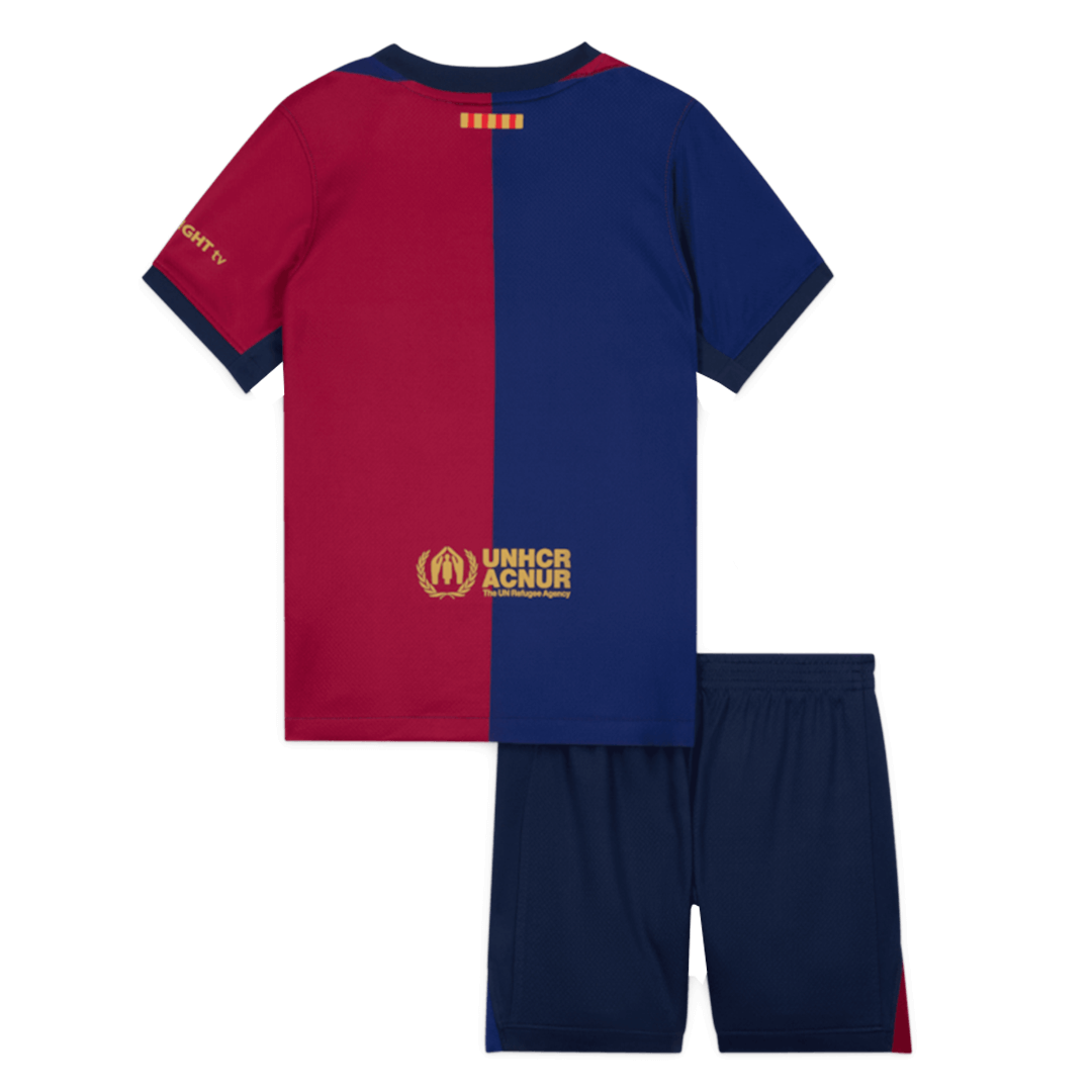 Set Tricouri Fotbal Barcelona X Travis Scott Acasă 2024/25 Pentru Copii