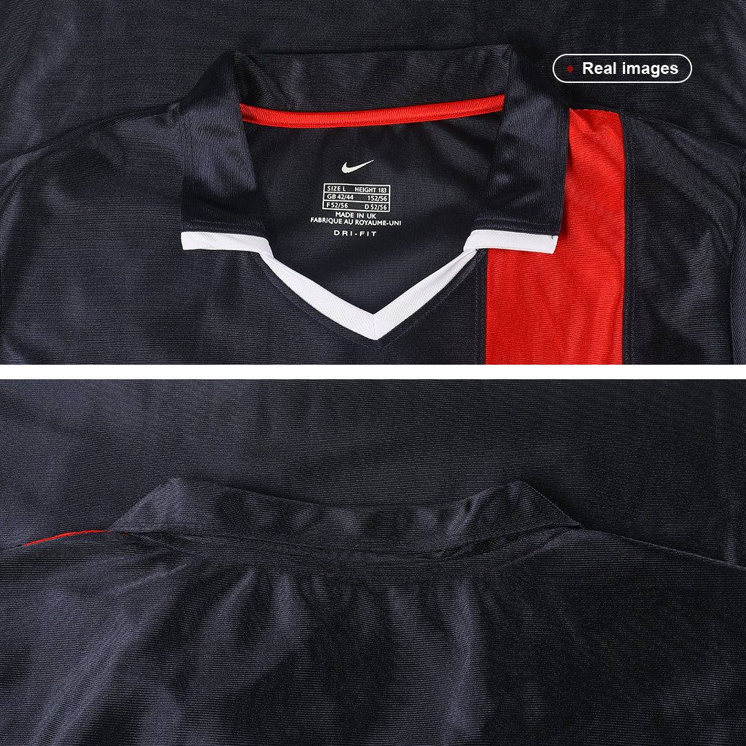Tricouri Fotbal Vintage PSG Acasă 2001/02