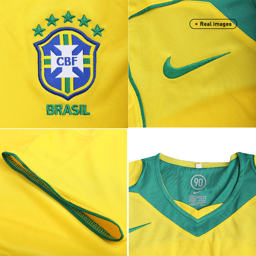 Tricouri Fotbal Vintage Brazilia Acasă 2004
