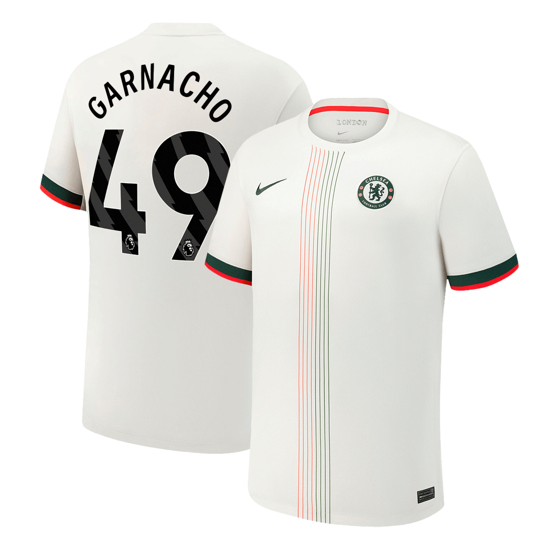 Tricouri Fotbal Chelsea GARNACHO #49 Deplasare 2025/26
