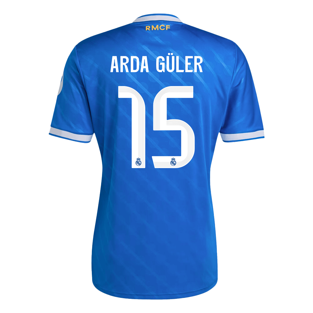 Tricouri Fotbal Real Madrid ARDA GÜLER #15 Treilea 2025/26